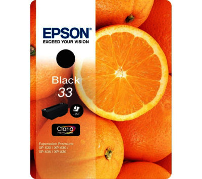 EPSON No. 33 Oranges Black Ink Cartridge EPSON No. 33 Oranges Black Ink Cartridge